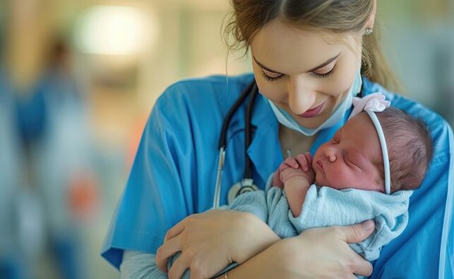 Nursing care of newborn baby at birth